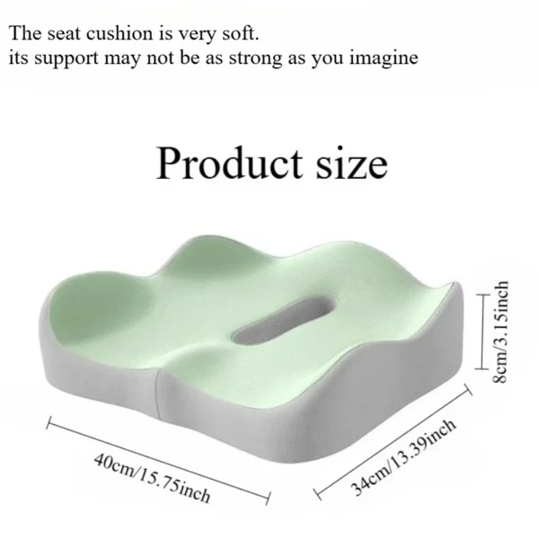 Ergonomic Memory Foam Seat Cushion